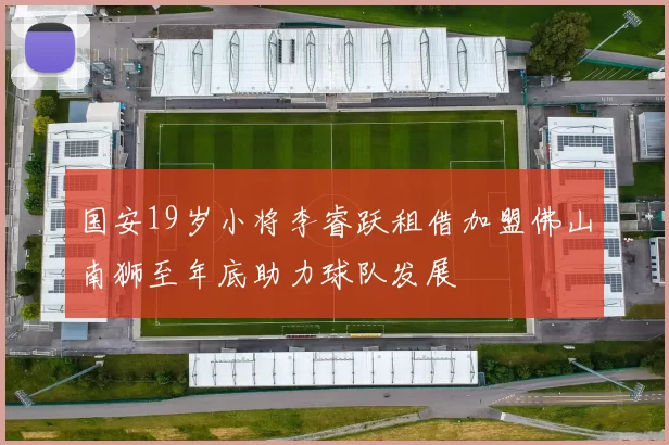 国安19岁小将李睿跃租借加盟佛山南狮至年底助力球队发展
